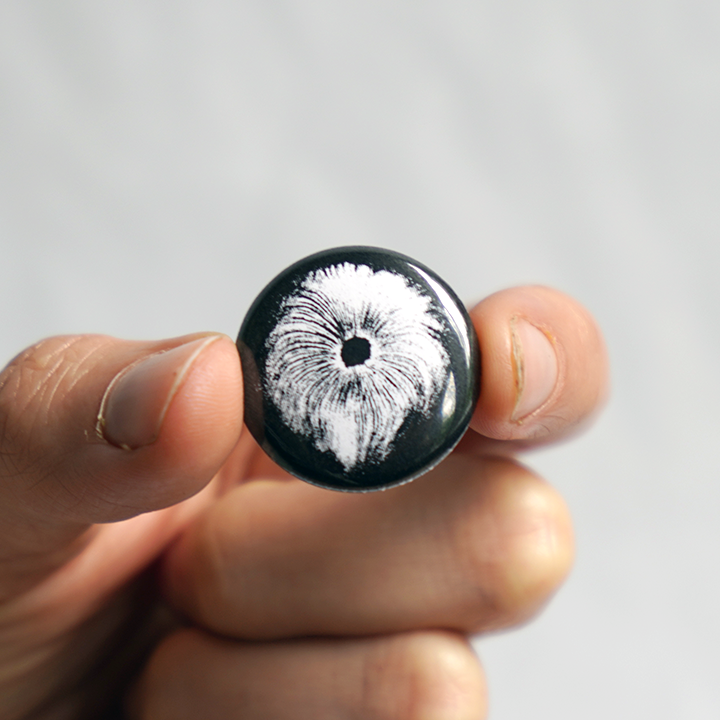 Olde Spore Print Button - Chthaeus Press